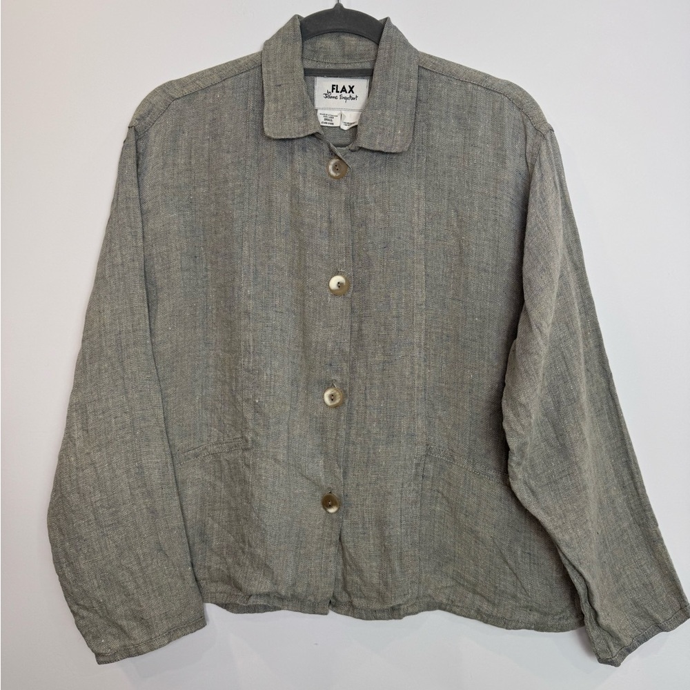 Flax Linen Button-Up